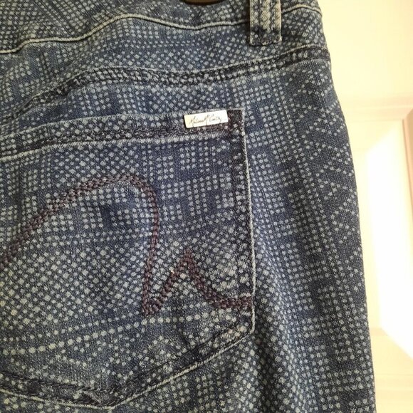 Seven7 Melissa McCarthy Jeans Womens 14W Pencil Skinny‎ Aztec Southwest Boho - Picture 7 of 14